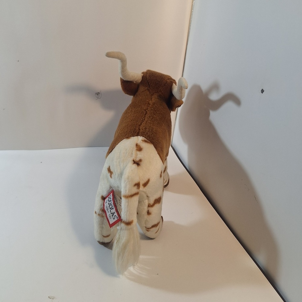 ZEB the LONGHORN STEER by Douglas Cuddle 13" stuffed plush animal Texas Cow* - Picture 3 of 7
